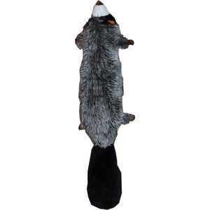 Pluche wasbeer met piep hondenspeelgoed 44cm lang