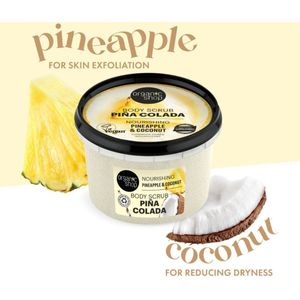 Organic Shop - Body Scrub Pineapple & Coconut - Verfrissend en Voedend - 250 ml - 1 stuk