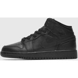Nike Jordan Air 1 Mid ''Triple Black'' - Sneakers - Unisex - Maat 36 - Black/Black/Black