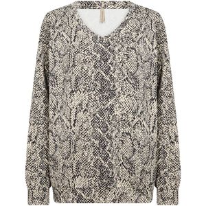 Soyaconcept - VIOLET 2 - Blouse - Crème/Aubergine - Dierenprint