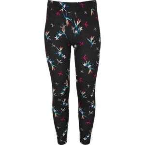 Urban Classics - Soft All Over Print Kinder Legging - Kids 122/128 - Zwart/Multicolours