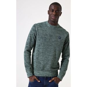 GARCIA - Effen Trui - Groen - Lange Mouw