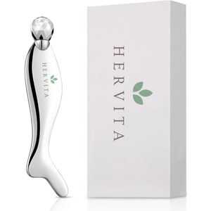 Hervita RVS Gua Sha Vis Vorm - Huidvriendelijk - Hygiënisch - Duurzaam - Gua Sha Metaal - Gua Sha Schrapers