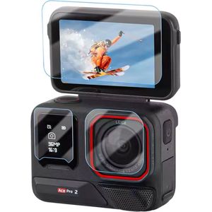 TechDefend Screenprotector Insta360 Ace Pro 2 - 1 Set - Gehard Glas