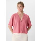 COMMA Gebreid vest  pitaja roze