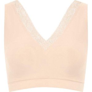 Chantelle Bralette kanten top met vulling - Soft Stretch - XS - Beige.