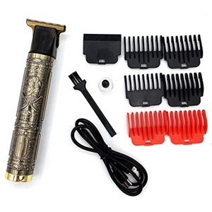 Professionele Oplaadbare Tondeuse voor Heren met USB-oplader en Verschillende Snijlengtes