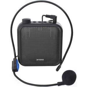 Oplaadbare Spraakversterker met Microfoon - 12W PA-systeem voor Onderwijs en Presentaties