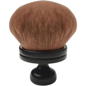 TOVBMUP Zelfbruinende Borstel - Grote Bronzing Borstel - Ovale Kabuki Borstel - Brede Borstelkop - Diameter 7,4 cm - Draagbare Been/Arm Huid Applicator