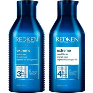 Redken CombiDeal - Extreme - Shampoo 500 ML & Conditioner 500 ML - voor beschadigd- of onhandelbaar haar