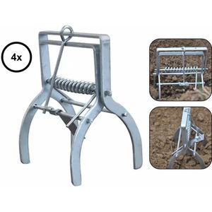 4x PD® - Mollenklem - Mollenverjager - 4 stuks - Mollenklemmen - Eenvoudig en effectief