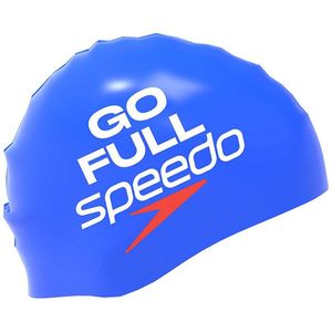 Speedo Printed Zwembadmuts Blauw