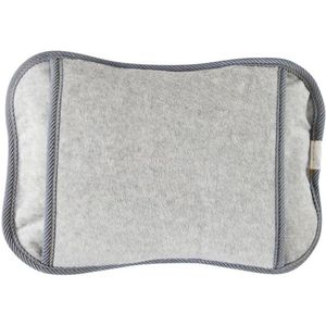 Zylo® Oplaadbare Kruik - Elektrische Kruik - Tot 4 uur Lang - Extra Zacht - 27x18x7cm - Grijs