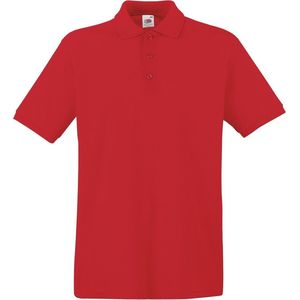 Fruit of the Loom Premium Polo Shirt Rood L