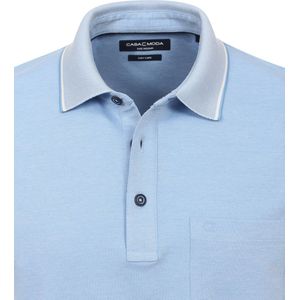 Casa Moda - Polo Blauw - Regular-fit - Heren Poloshirt Maat XL