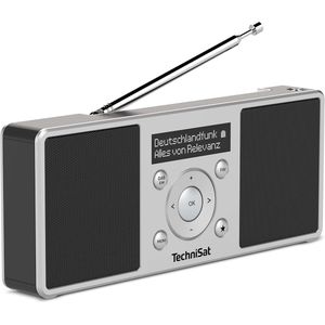 Draagbare DAB-radio met oplaadbare accu - Stereo FM-radio met OLED-display en krachtige luidsprekers