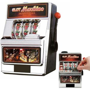 Cheqo® Fruitautomaat Spaarpot - Casino Gokkast - Speelautomaat met Spaarpot - 18cm