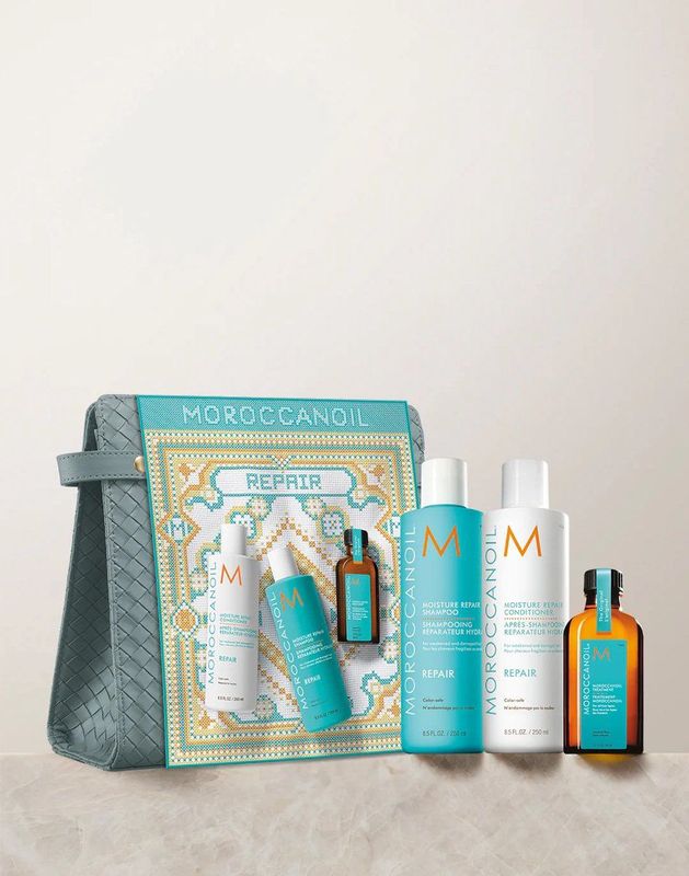 Moroccanoil - Holiday Gift Set - Luxe Geschenkset - 250ml Shampoo - 250ml Conditioner - 50ml Treatment