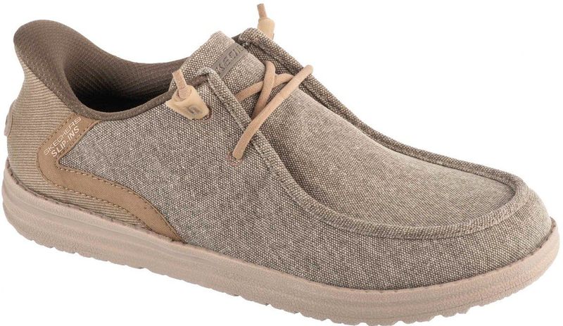 Skechers Slip-Ins: Melson - Coronado, Mannen, Beige, Sneakers, maat: 41