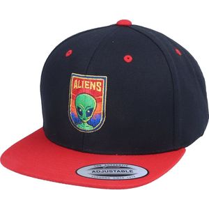 Hatstore- Kids Aliens Logo Black/Red Snapback - Kiddo Cap Cap