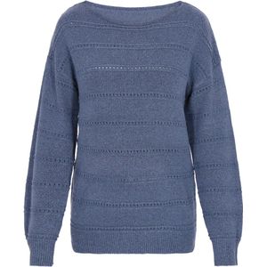 Usha - Trui - Smoky Blue - Gebreide Truien