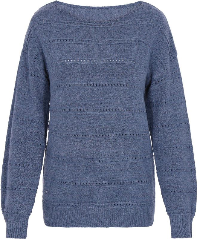 Usha - Trui - Smoky Blue - Gebreide Truien