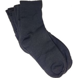 Jumada's - Zwarte Sokken voor Heren en Dames - Maat 3942 - 6 Paar - Geschikt voor Casual Business Sport - Vrije Tijd