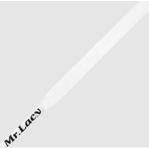 Mr. Lacy - Waxies - Plat - Wit - 90 cm - Veters