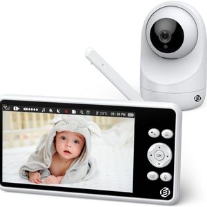 Equivera Babyfoon - Babyfoon met Camera - Baby Monitor - Baby Camera - Indoor - Multifunctioneel - Premium