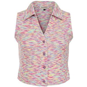 Banned Roxy Dames Top - meerkleurig - XS