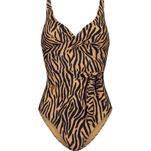 Beachlife Soft Zebra Dames Badpak - Maat 36 (Cupmaat F)