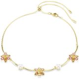 Swarovski - Idyllia - Dames Ketting - Geel & Goudkleurig