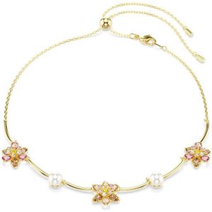 Swarovski - Idyllia - Dames Ketting - Geel & Goudkleurig
