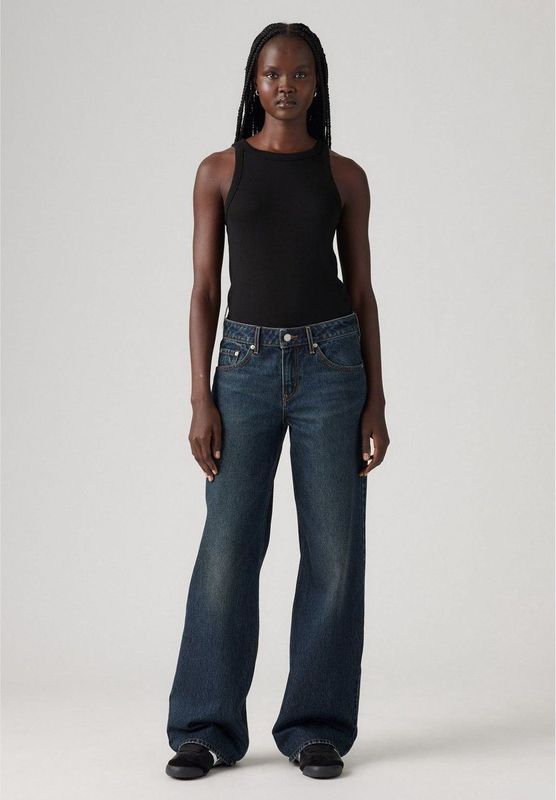 Levi's - A5566-0028 - Jeans - Blauw - Los - Casual - Katoen - Denim