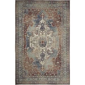 Perzisch tapijt Mintgroen Terracotta ""Babajaun"" 160x230 cm