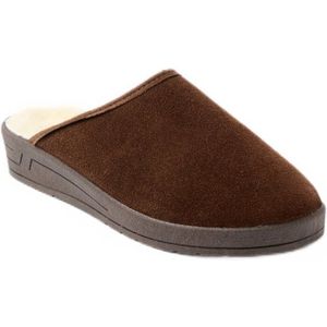 Gemengd lederen comfort wijdte muiltje met voering