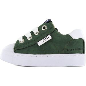 Sneakers | Jongens | Dark Green | Leer | Shoesme | Maat 26