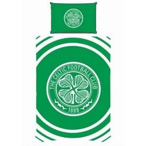 Celtic FC Pulse Reversible Duvet Set (Green/White) - eenpersoons dekbed met 1 kussensloop