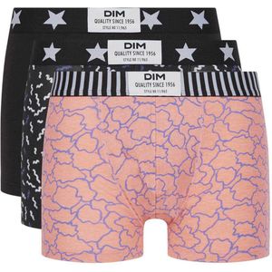 DIM VIBES Boxershort Heren - Onderbroeken - 3 stuks -Maat L -Zwart/Zwart/Roze