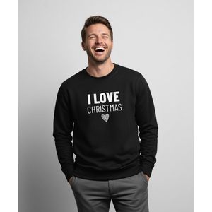 I Love Christmas | Sweater - Zwart - S