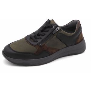 Waldläufer - 662001 - Heren­veterschoen - Brown Combi - Leer/Nubuck
