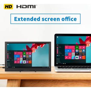 Draagbare Monitor / Laptopscherm uitbreiding | 11.6 Inch | HDMI | Plug & Play | Geschikt voor werk, gaming, films,...