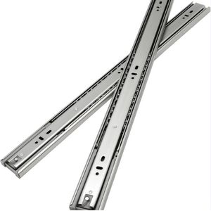 Ladegeleider Zware uittrekelementen softclose Volledig uittrekbare lopers Geleiderails 45 mm 500MM 4 stuks