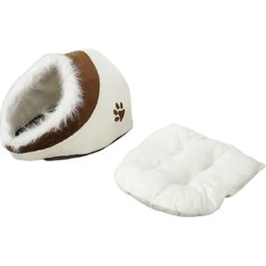 Huisdier Hond Puppy Kat Warm Bed Huis Pluche Gezellige Nest Mat Pad Huisdier Huis Bed Bank Warm Slapen Bed Kennel Thuis