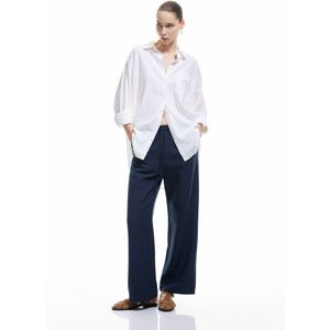 Normale taille Brede pijpen Leinenhose