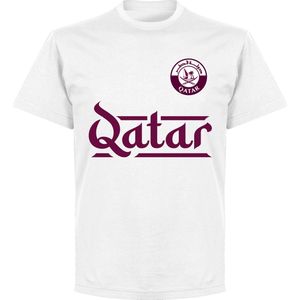 Qatar Team T-Shirt - Wit - M