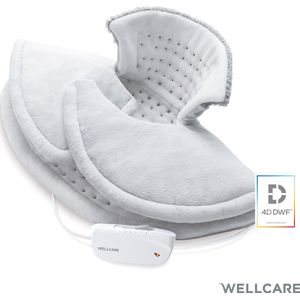 WELLCARE - W147.001 - Verwarmend Kussen - Wit - Voor Nek en Schouder