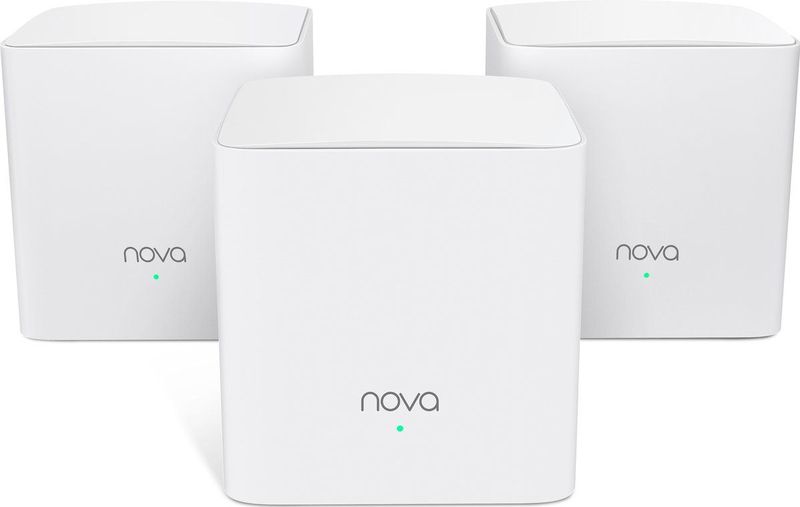 Tenda Nova MW5s - Mesh WLAN Systeem - Tot 300 m² - AC1200 - Dual-band - Set van 3
