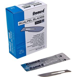 Romed scalpelmesjes nr. 22 steriel Romed