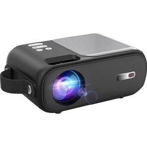 MKSS® Mini Beamer - Mini Projector - Mini Beamer Smartphone - Zwart